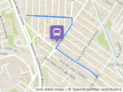 Mapa da parada