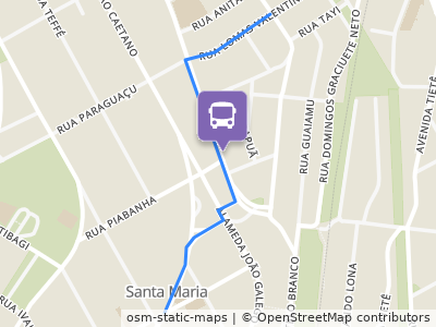 Mapa da parada