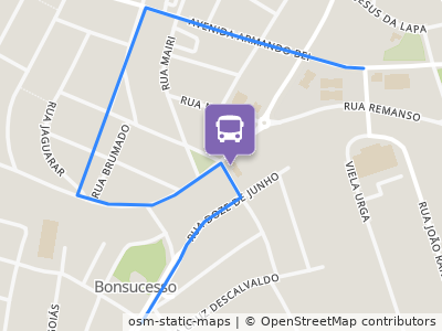 Mapa da parada