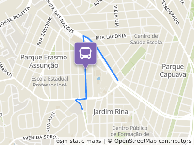 Mapa da parada