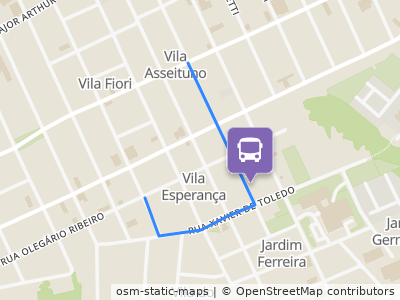 Mapa da parada