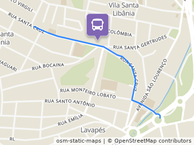 Mapa da parada