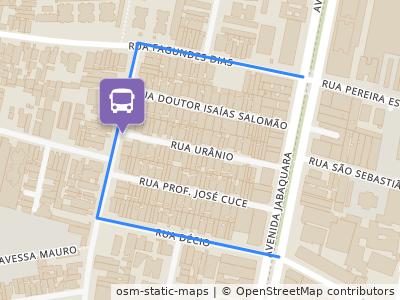 Mapa da parada