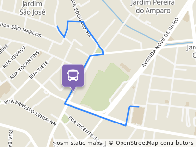 Mapa da parada