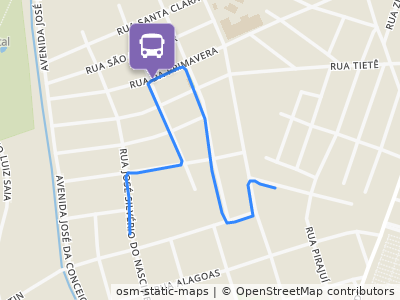 Mapa da parada