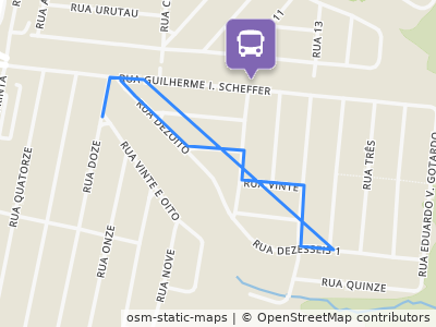 Mapa da parada