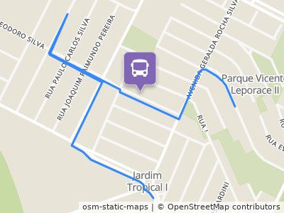 Mapa da parada