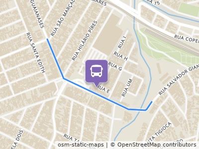 Mapa da parada