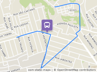 Mapa da parada
