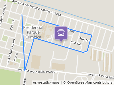 Mapa da parada