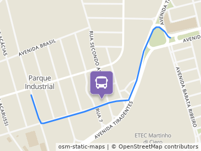 Mapa da parada