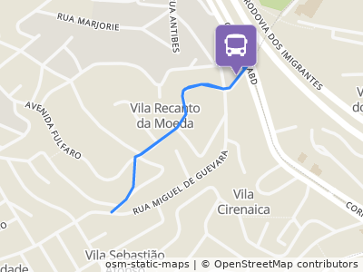 Mapa da parada