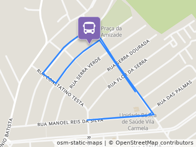 Mapa da parada