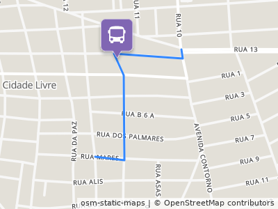 Mapa da parada