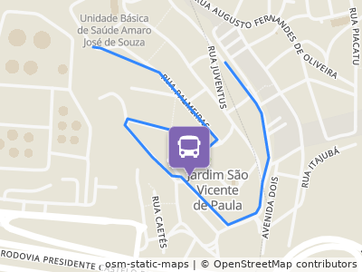 Mapa da parada