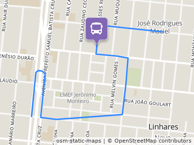 Mapa da parada