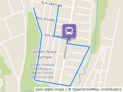 Mapa da parada