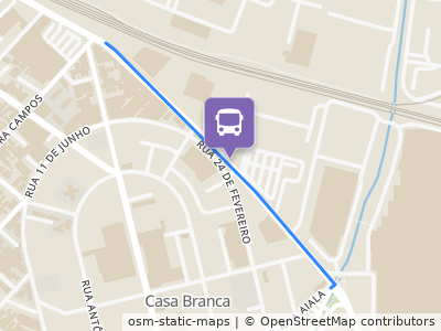 Mapa da parada