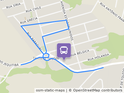 Mapa da parada