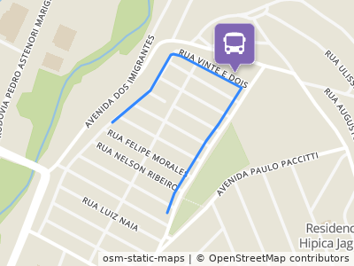 Mapa da parada