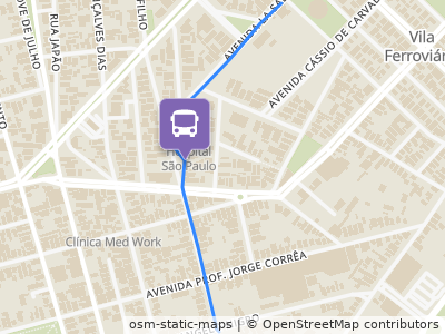 Mapa da parada