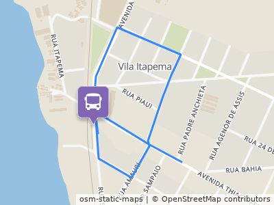 Mapa da parada