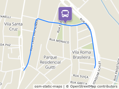 Mapa da parada