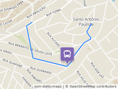 Mapa da parada