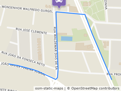 Mapa da parada
