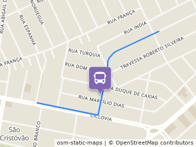 Mapa da parada