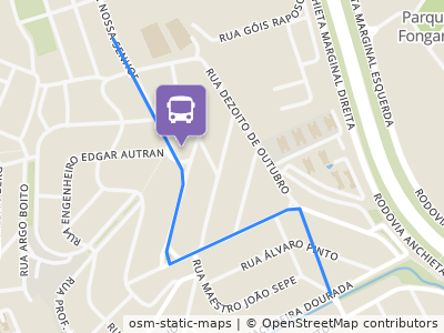 Mapa da parada