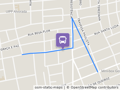 Mapa da parada