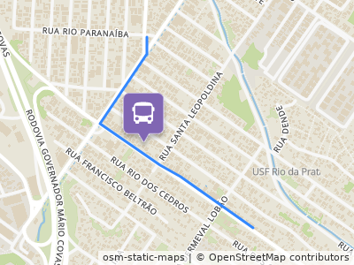 Mapa da parada