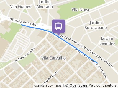 Mapa da parada