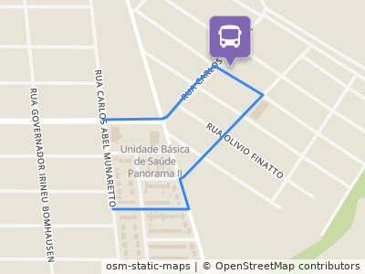 Mapa da parada