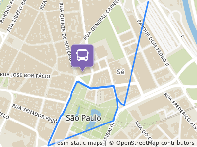 Mapa da parada