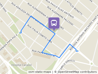 Mapa da parada