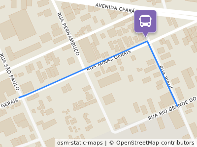 Mapa da parada