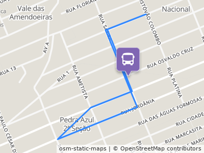 Mapa da parada