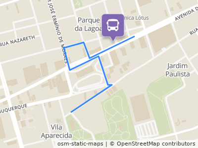 Mapa da parada