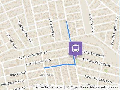 Mapa da parada