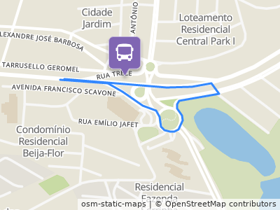 Mapa da parada