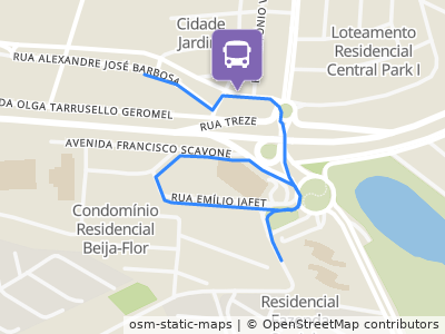 Mapa da parada