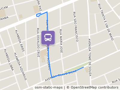 Mapa da parada