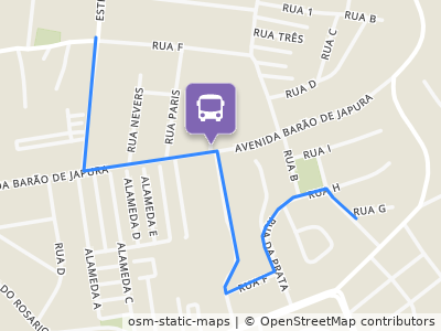 Mapa da parada
