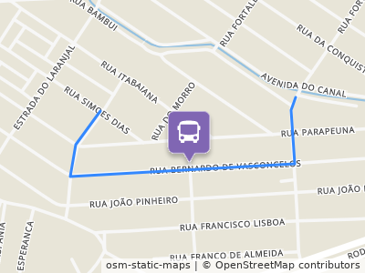 Mapa da parada