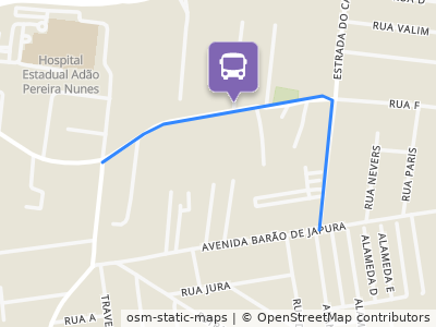 Mapa da parada