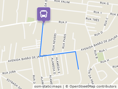 Mapa da parada