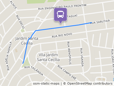 Mapa da parada
