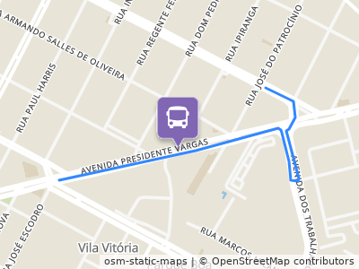 Mapa da parada